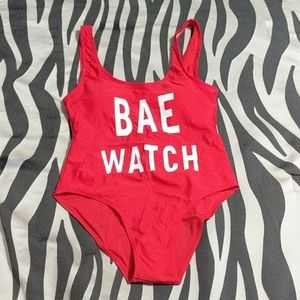 Bae watch one piece swim suit